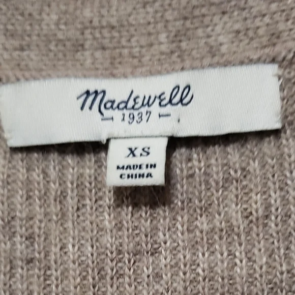 MADEWELL Dresses Madewell Side Slit Sweater Dress, Size XS